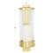 Gold Aluminum Contemporary Wall Sconce, 16" x 5" x 7"
